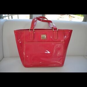 Dooney & Bourke Pink Patent Leather Shoulder Bag
